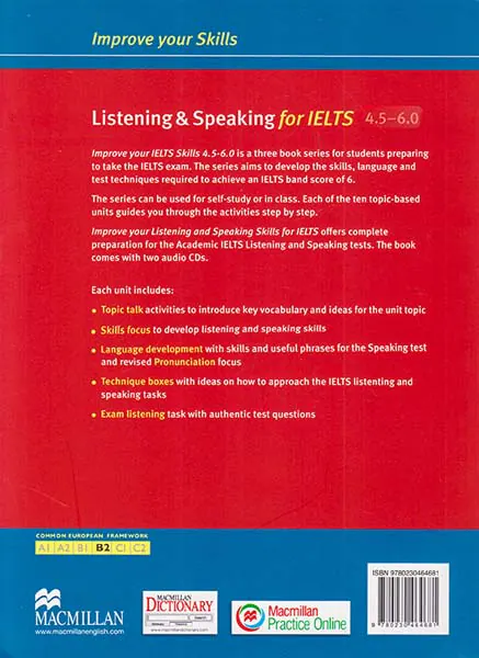 IMPROVE YOUR SKILLS LISTENING - SPEAKING FOR IELTS (4.5-6.0)